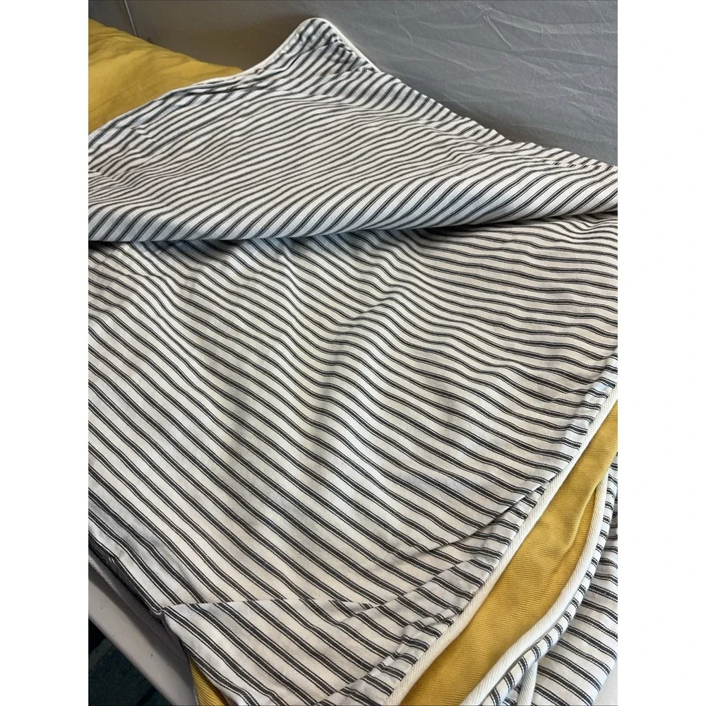 Mitchell Gold+Bob‎ Williams Full/Queen Duvet shams Yellow pillow ticking Canvas